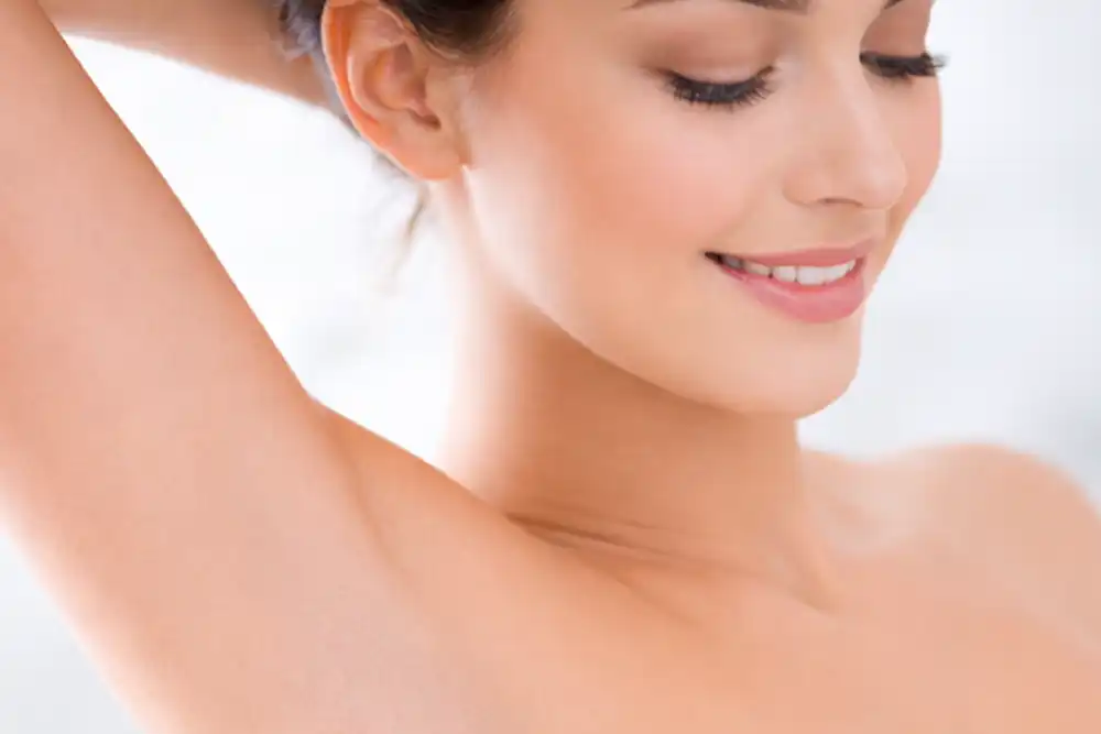 Bikini-line laser hair removal treatment process for reducing hair growth