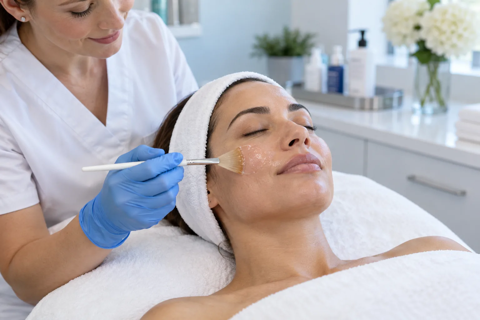 Professional VI Peel facial treatment at Athens Laser Hair Removal in Allen, Texas